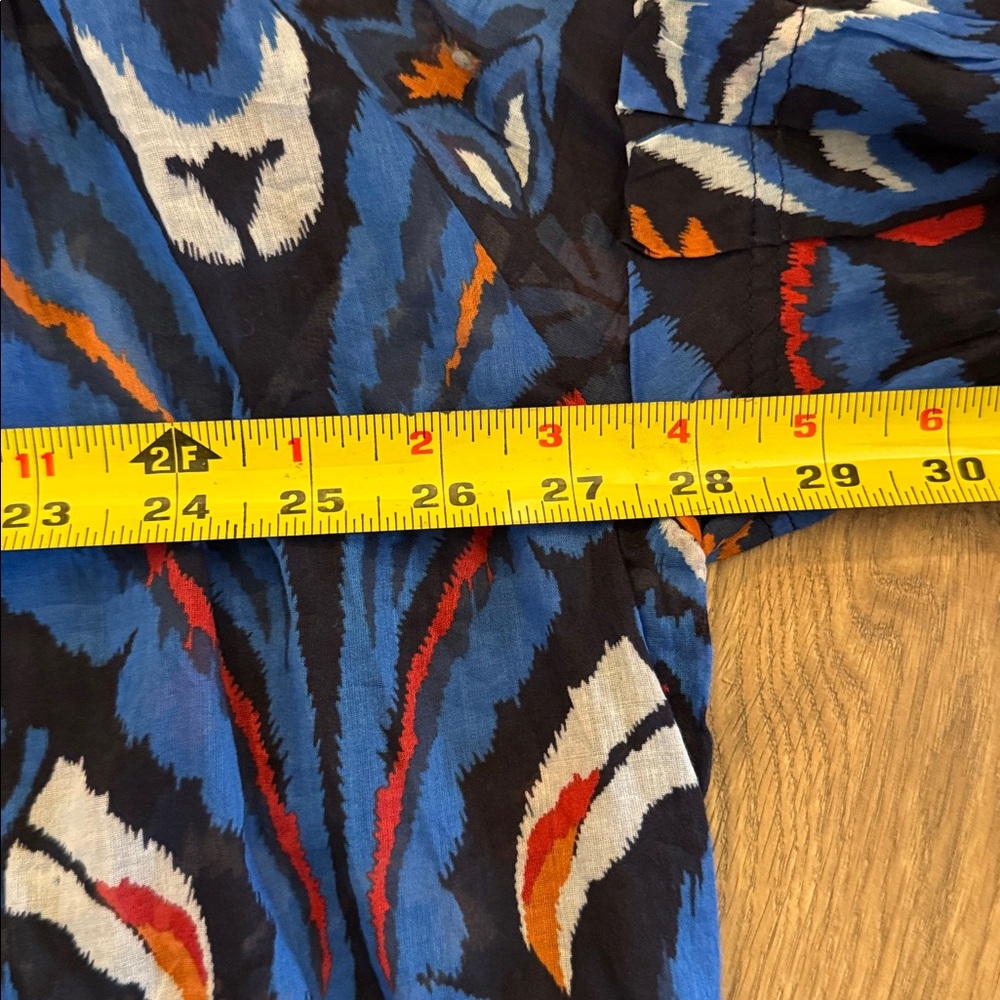 FARM Rio Blue and Orange Blouse - Picture 11 of 12